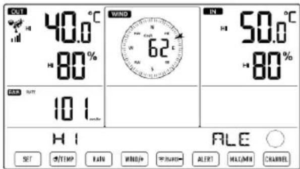 Vevor YT60310 - Para ver la configuración de alerts - 1