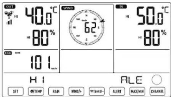 Vevor YT60310 - To View the Alert Setting - 1