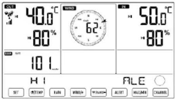Vevor YT60310 - So zeigen Sie die Alarmeinstellungen an - 1