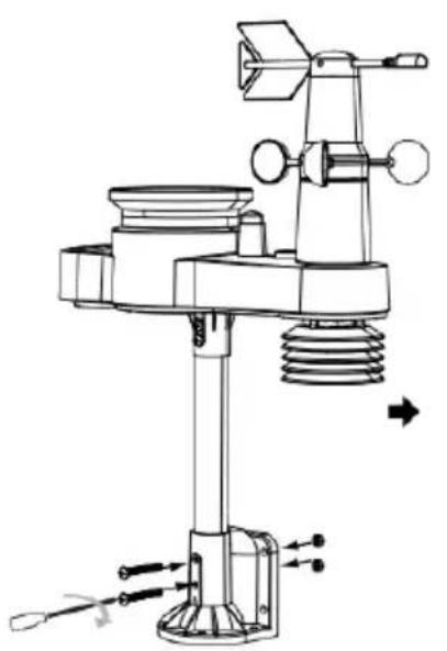 Vevor YT60310 - INSTALLAZIONE DEL MONTAGGIO PALO E STAFFA - 5