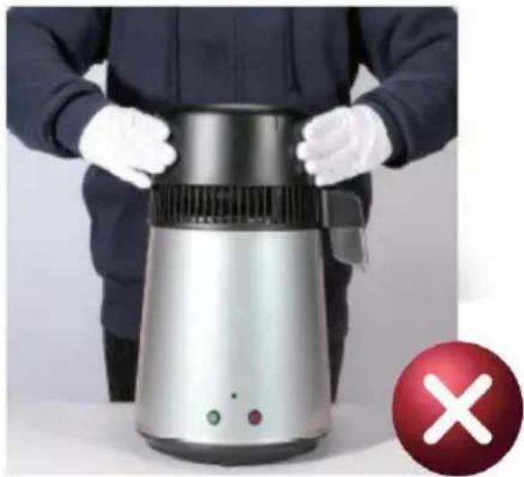 Vevor YMK40230 - DISTILLER LID OPEN INSTRUCTION - 1