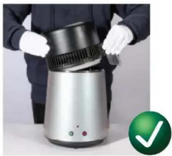Vevor YMK40230 - ACTIVATED CHARCOAL & NOZZLE ASSEMBLY - 8