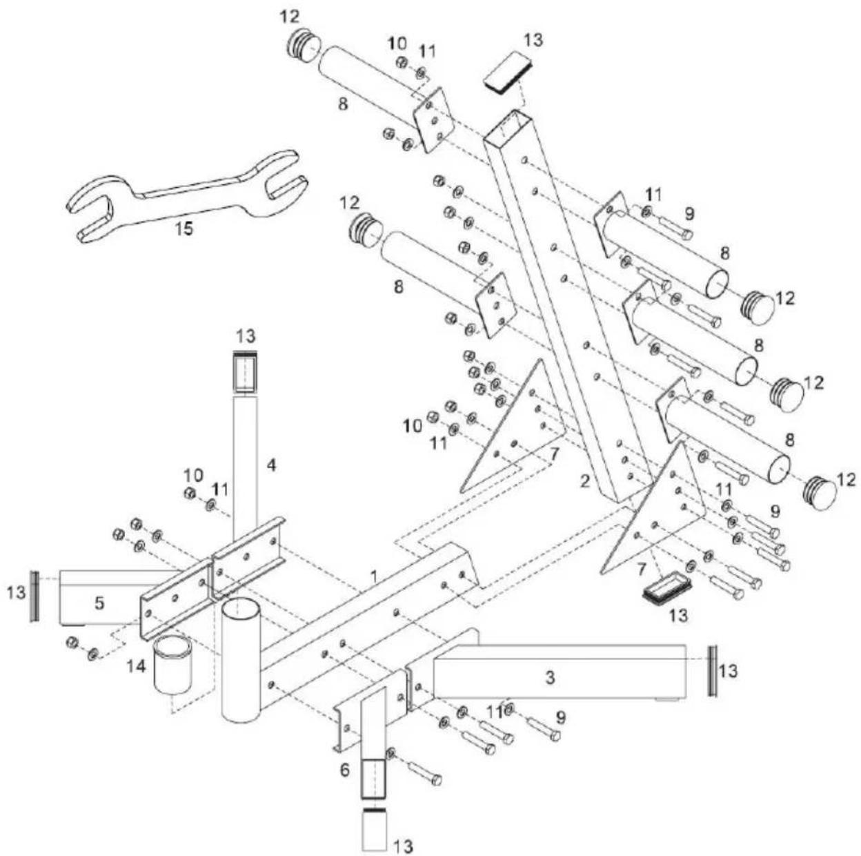 Vevor YFRK-B31 - PART LIST - 1
