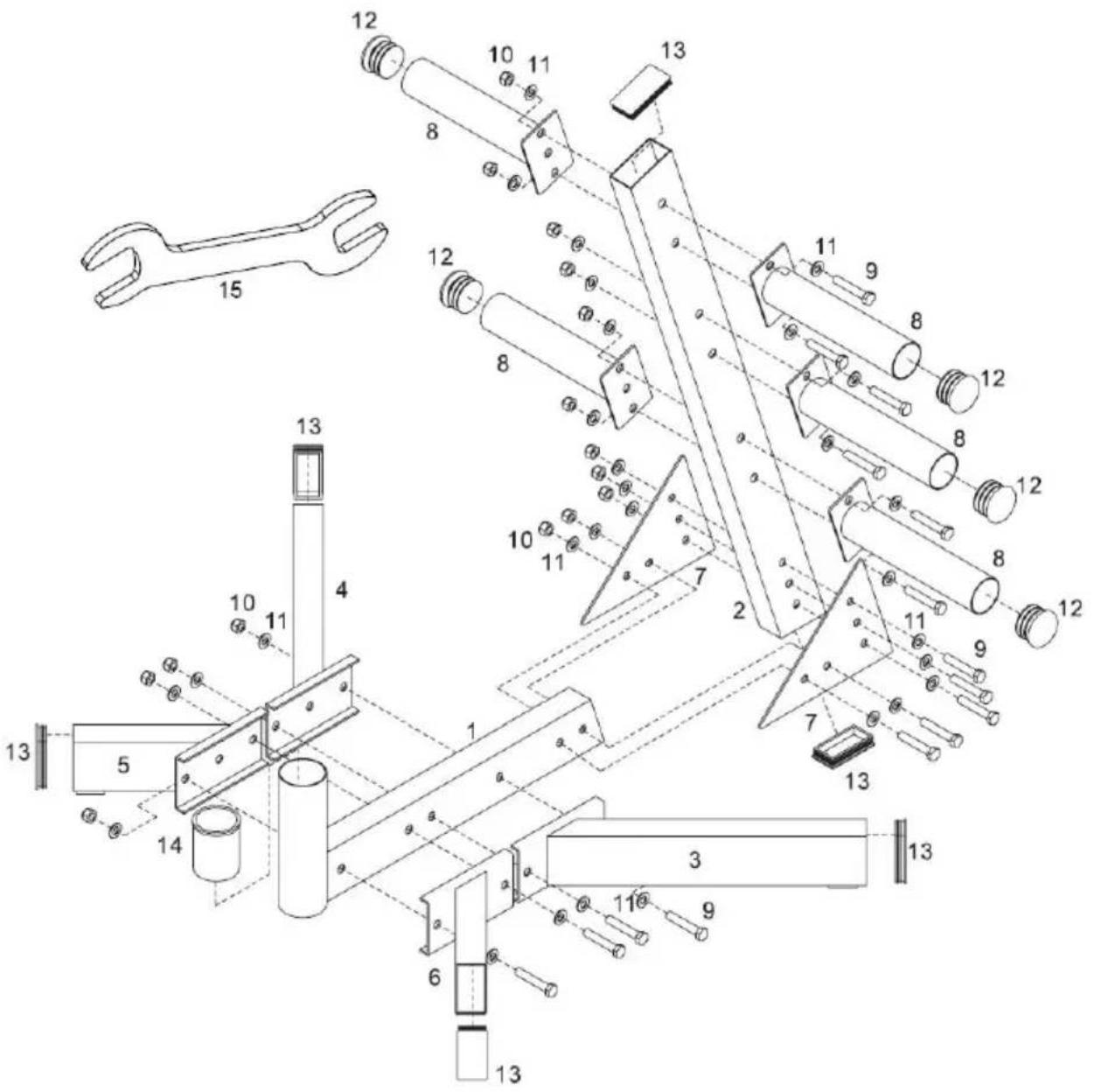 Vevor YFRK-B31 - PART LIST - 1