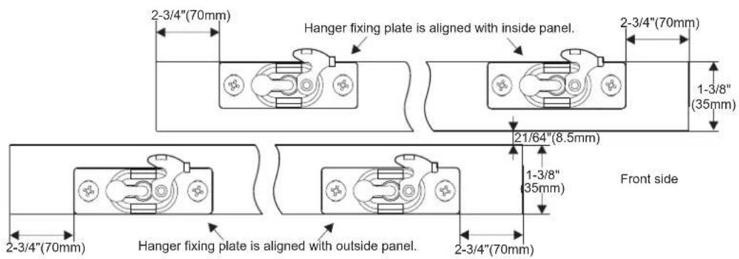 Vevor YMXT-XC40-8B - Mount Track to Header. - 5