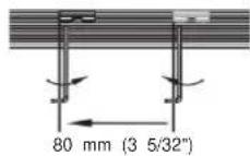 Vevor YMXT-XC40-8B - SKIDDÖRRSHÅRDVARA Passar 35 och 45 mm tjocka trädörrar - 18