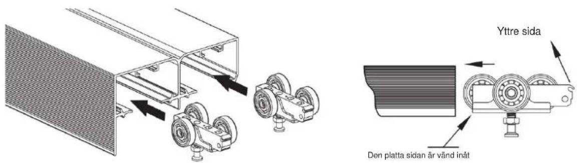 Vevor YMXT-XC40-8B - SKIDDÖRRSHÅRDVARA Passar 35 och 45 mm tjocka trädörrar - 4