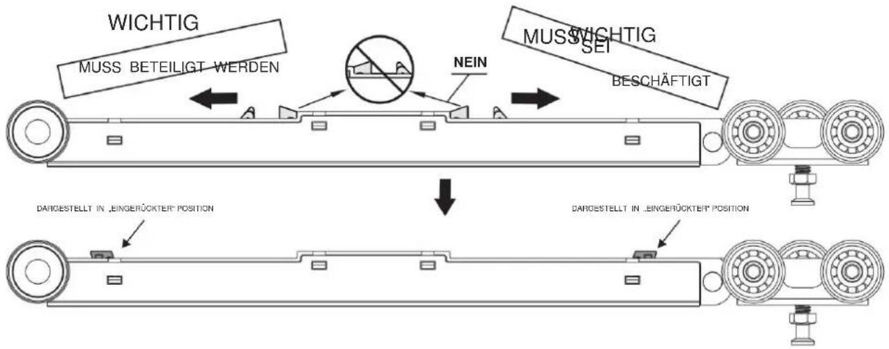 Vevor YMXT-XC40-8B - SCHIEBETÜRBESCHLÄGE Passend für 35 und 45 mm dicke Holztüren - 5