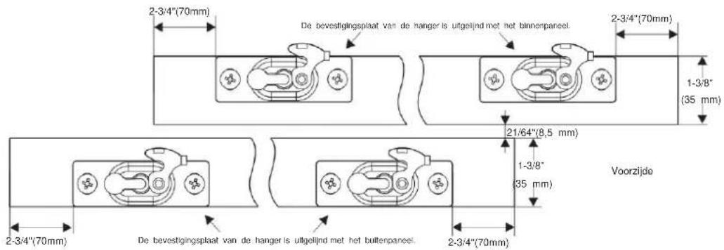 Vevor YMXT-XC40-8B - Track aan header koppelen. - 4