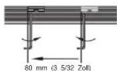 Vevor YMXT-XC40-8B - SCHIEBETÜRBESCHLÄGE Passend für 35 und 45 mm dicke Holztüren - 17