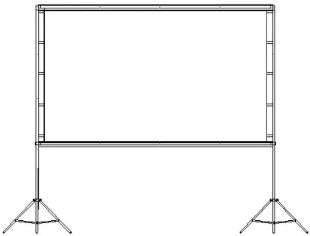 Vevor ZG-LJ120 - Projection Screen - 1
