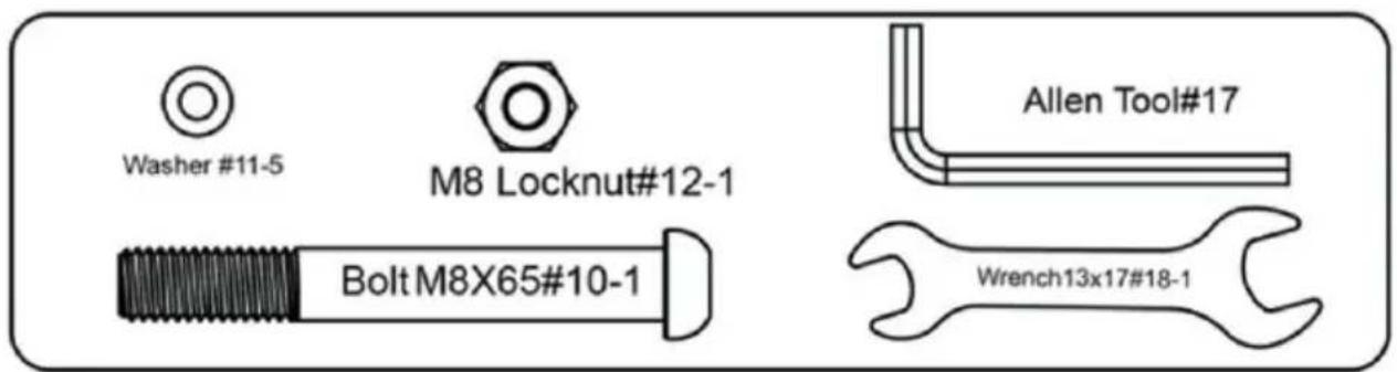 Vevor YN-388 - Étape 2 : Installer le tube de support - 1