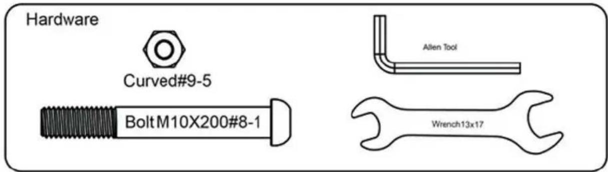 Vevor YN-388 - Exploded view - 2