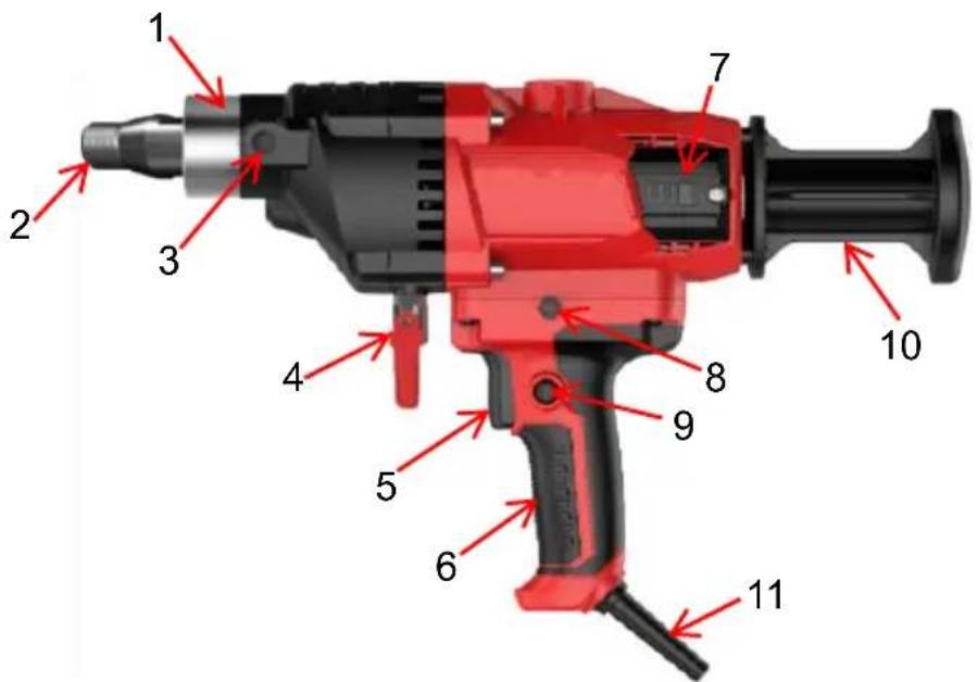 Vevor Z1Z-CF-9150 - STRUCTURE DIAGRAM - 1