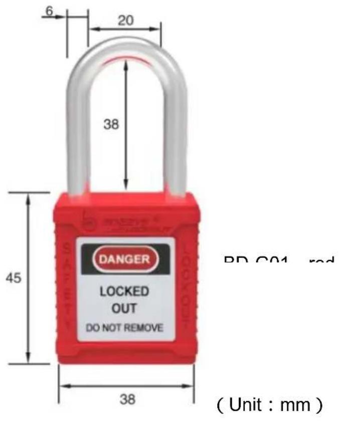 Vevor ZT-D1 - SAFETY PADLOCK - 2