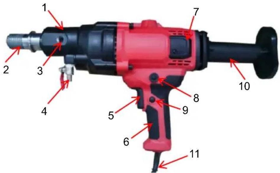 Vevor Z1Z-CF-9135 - STRUCTURE DIAGRAM - 1