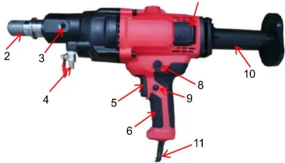 Vevor Z1Z-CF-9135 - STRUCTURE DIAGRAM - 2