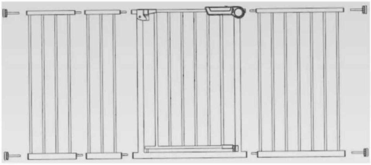 Vevor YFB1002B - Aggiungi estensioni soglia porta - 1