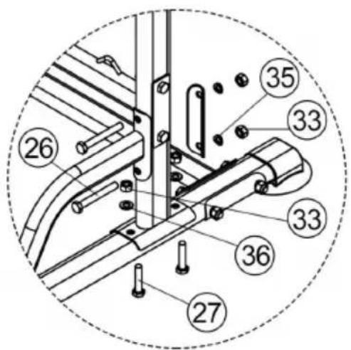 Vevor SSSHKYTXS-H - Step3 : Install top part - 13