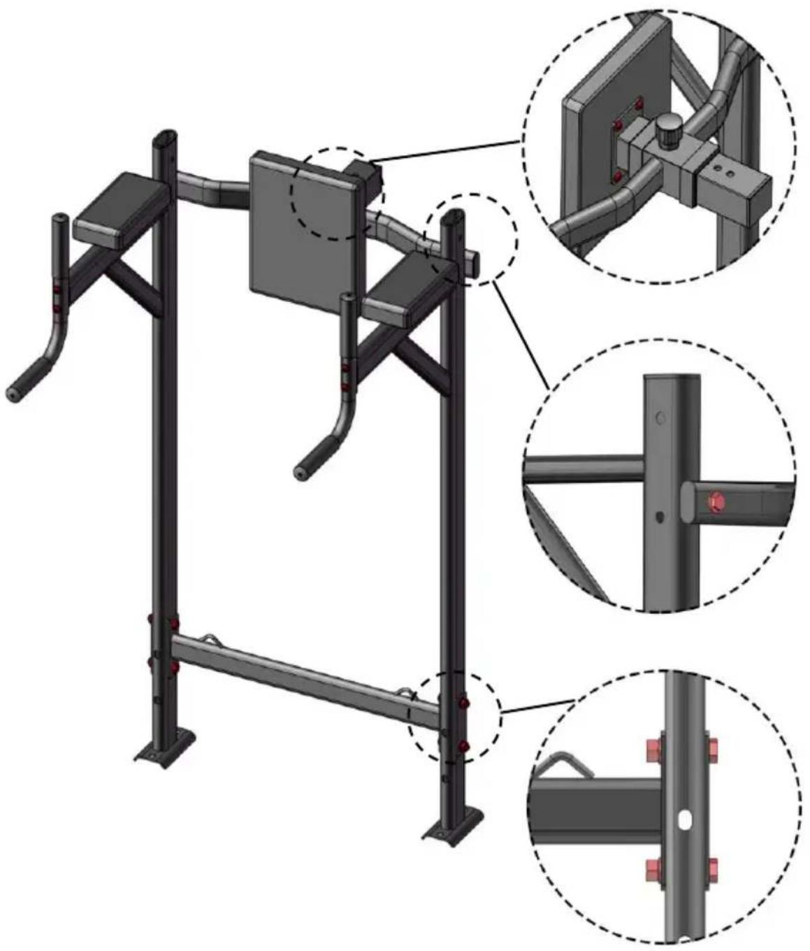 Vevor SSSHKYTXS-H - Step2 : Install the main body - 6