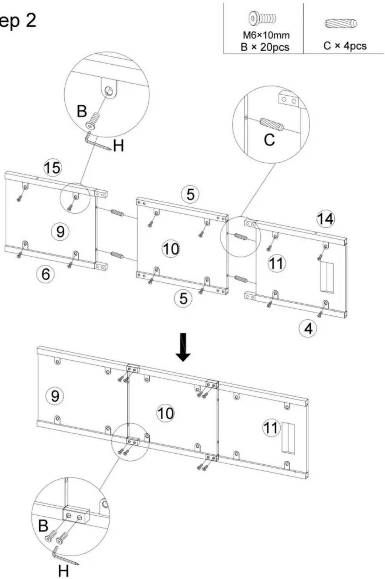 Vevor YJXXGZ-007 - step 1 - 3
