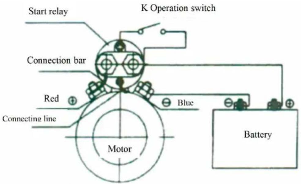 Vevor ZXDC12V-1.6KW-D-12L - DC MOTOR ELECTRIC WIRING DIAGRAM - 1