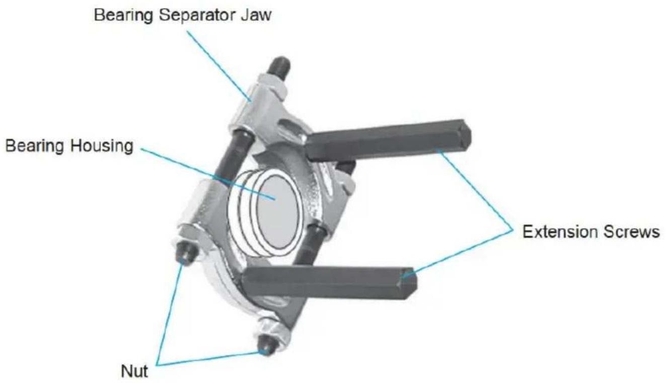 Vevor ZX-B012 - Bearing Housing Separation - 1