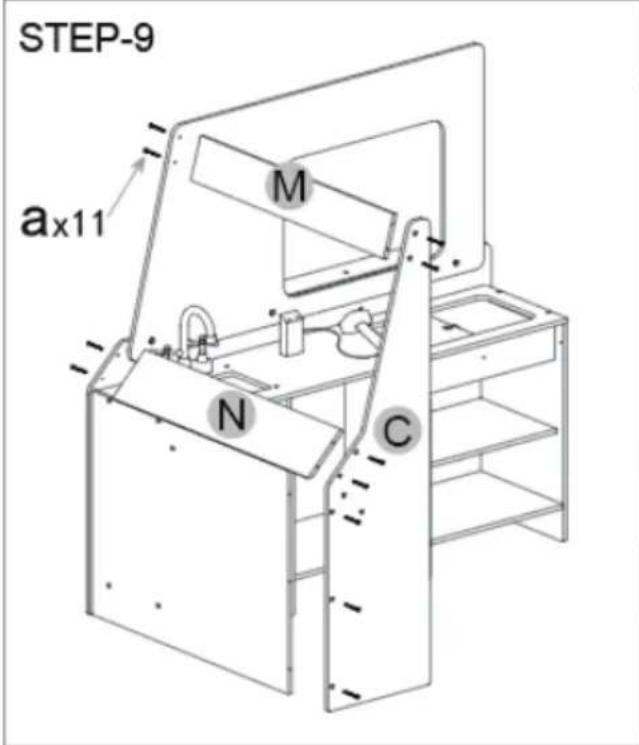 Vevor AC8287B - Installationsteps - 4
