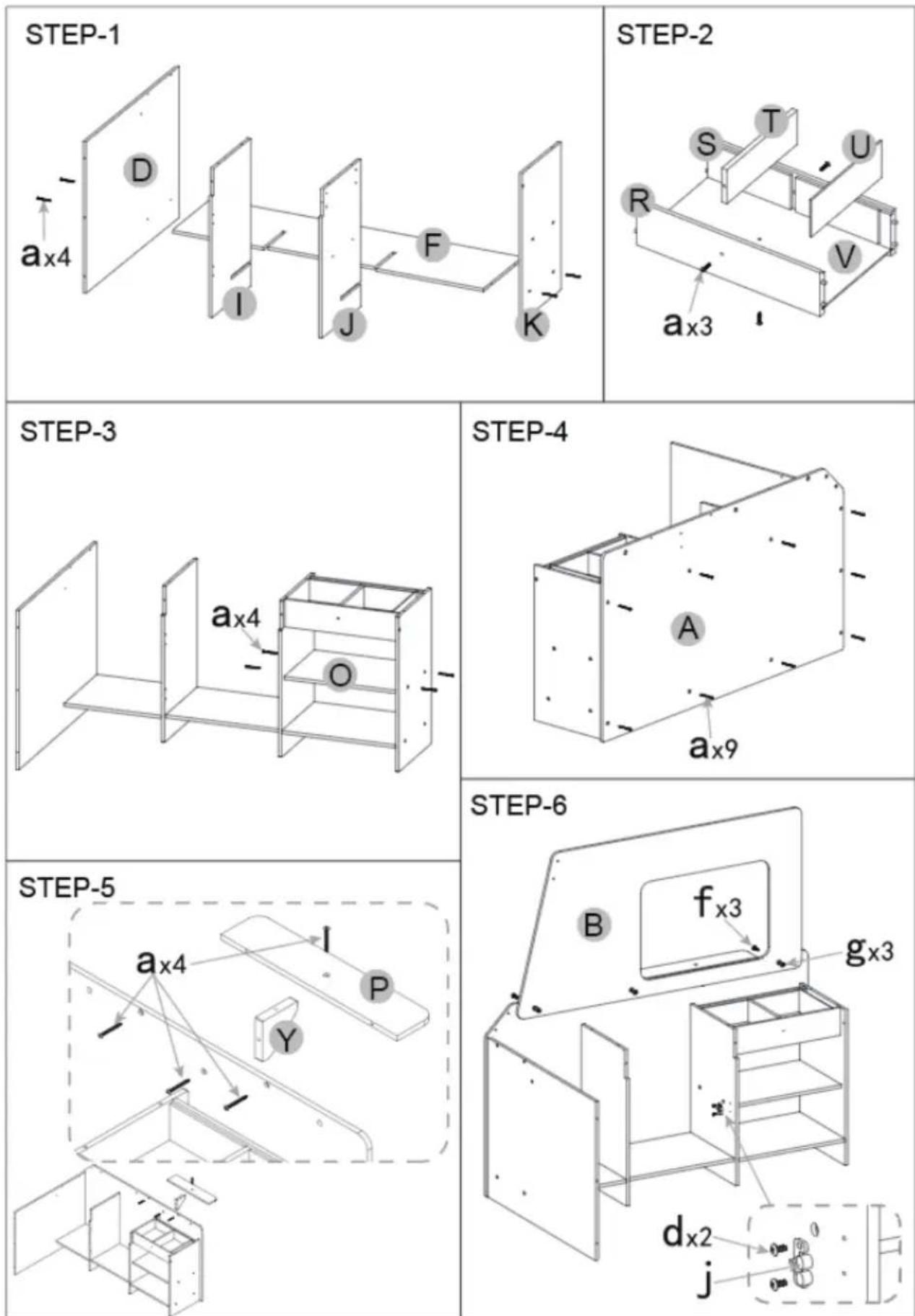 Vevor AC8287B - Installationsteps - 1