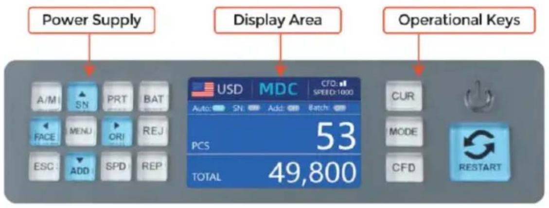 Vevor AL-955 - 1 Aspetto del display - 1