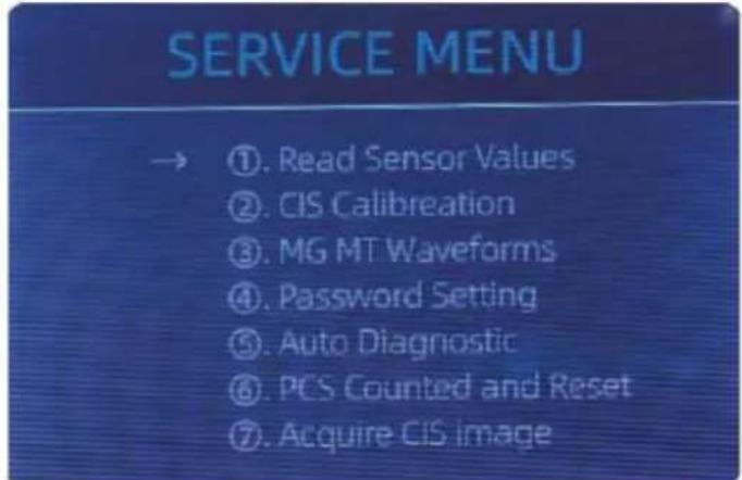 Vevor AL-955 - service Menu - 2