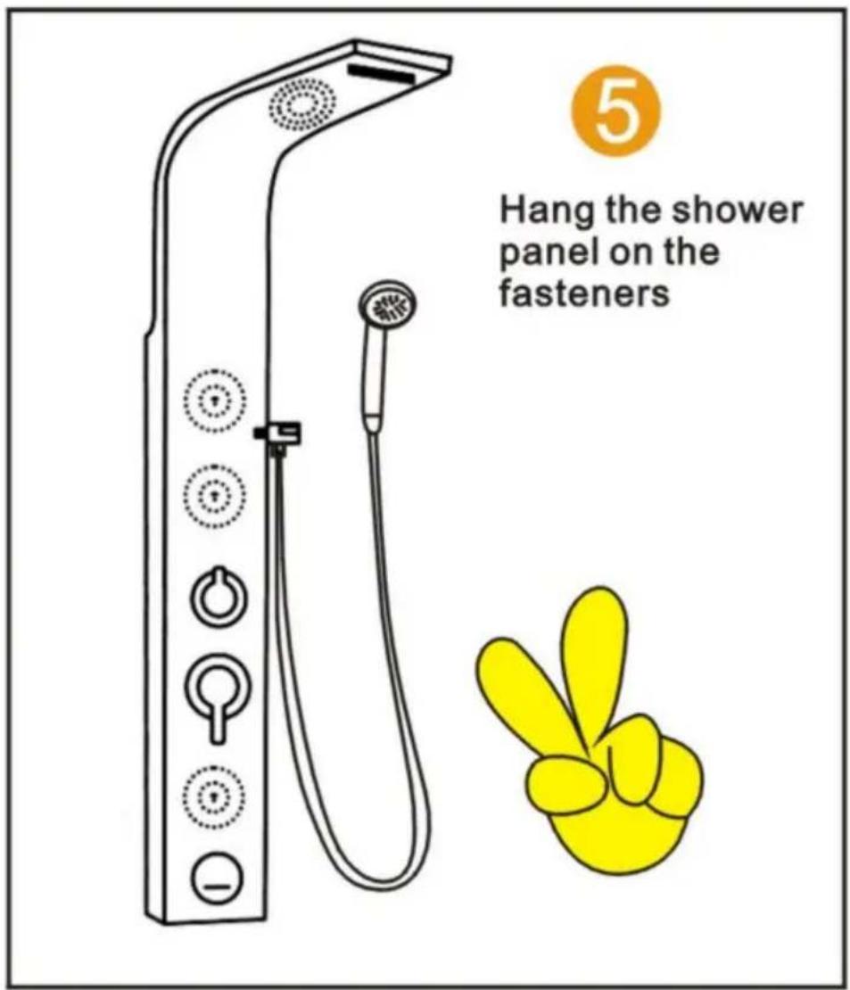 Vevor 8124FL - TORRE PANNELLO DOCCIA - 6