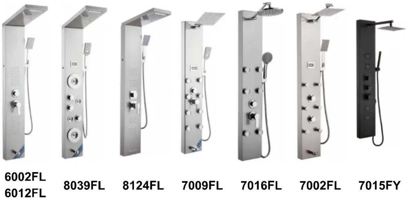 Vevor 8124FL - SHOWER PANEL TOWER - 1
