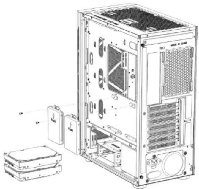 Vevor 211F - Voeding installeren - 2