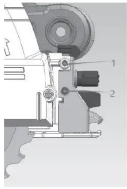 Vevor 80165 - Adjust the accuracy of 45^ cutting and vertical cutting - 1