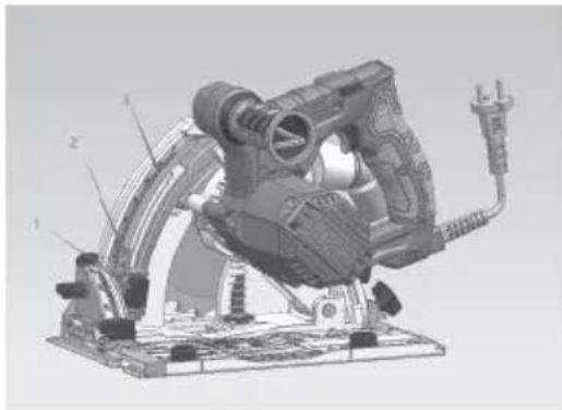 Vevor 80165 - - Adjust the depth of the cut - 1