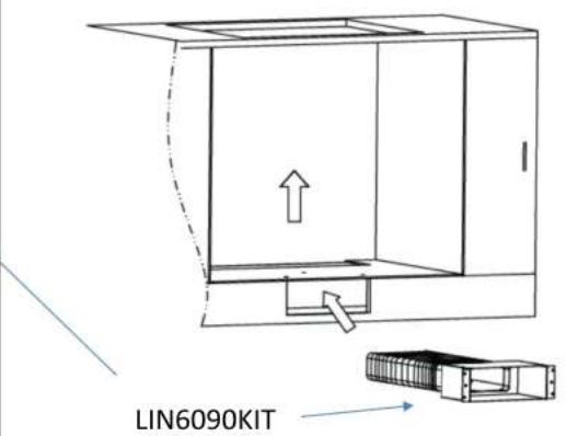Linarie Tulle LS60I1F2Z - Evacuation à l'extérieur (gaine fournie) : - 7
