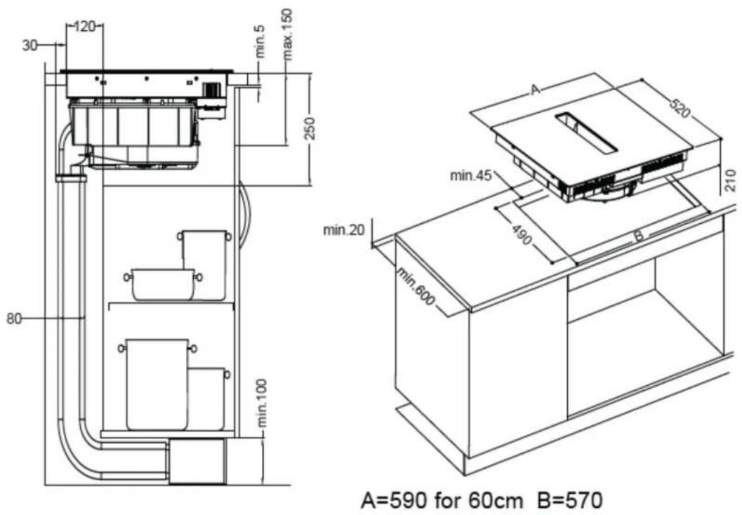 Linarie Tulle LS60I1F2Z - Scheme d'installation - 1