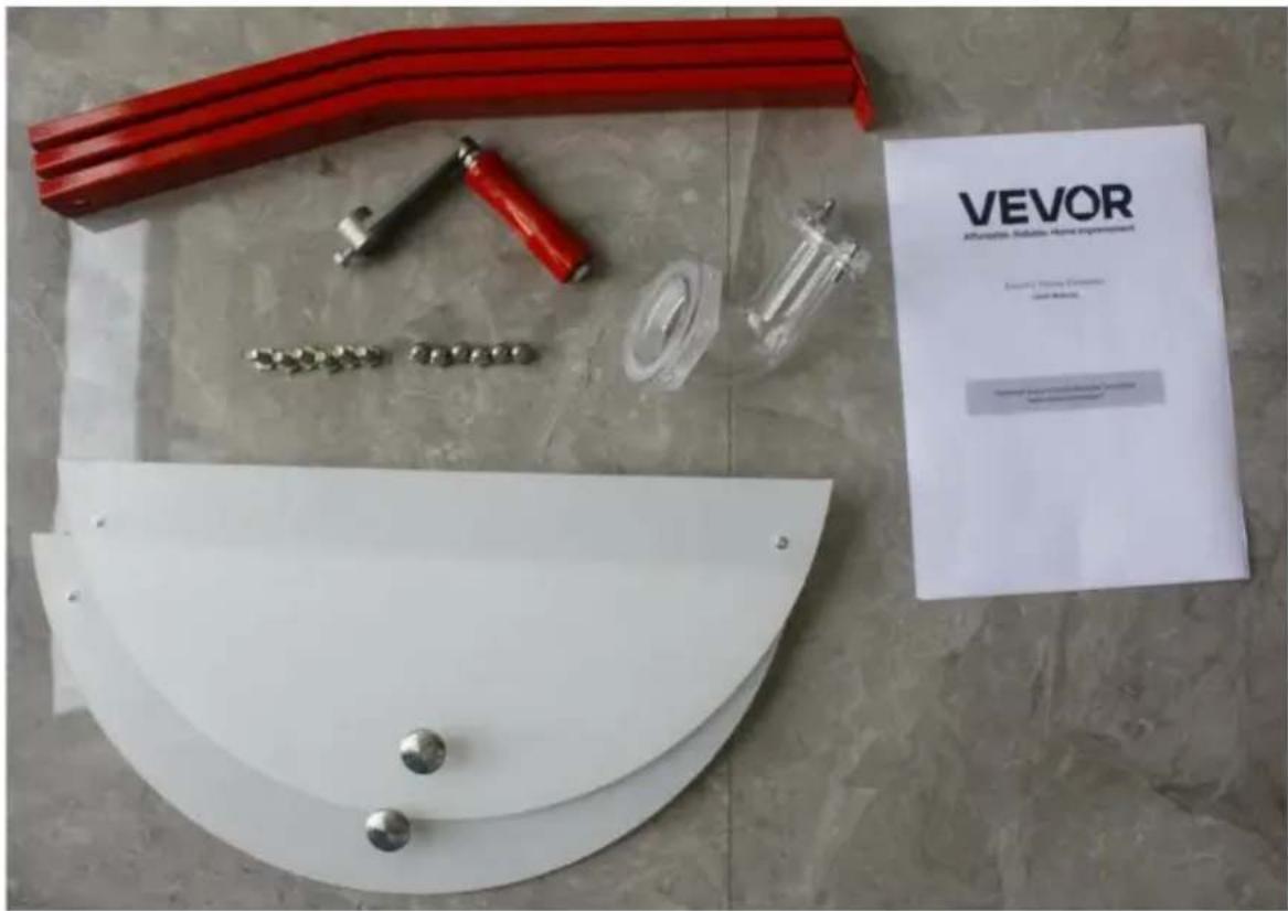 Vevor HE-18C-6M-ZJ - Hardware- und Teileliste - 1