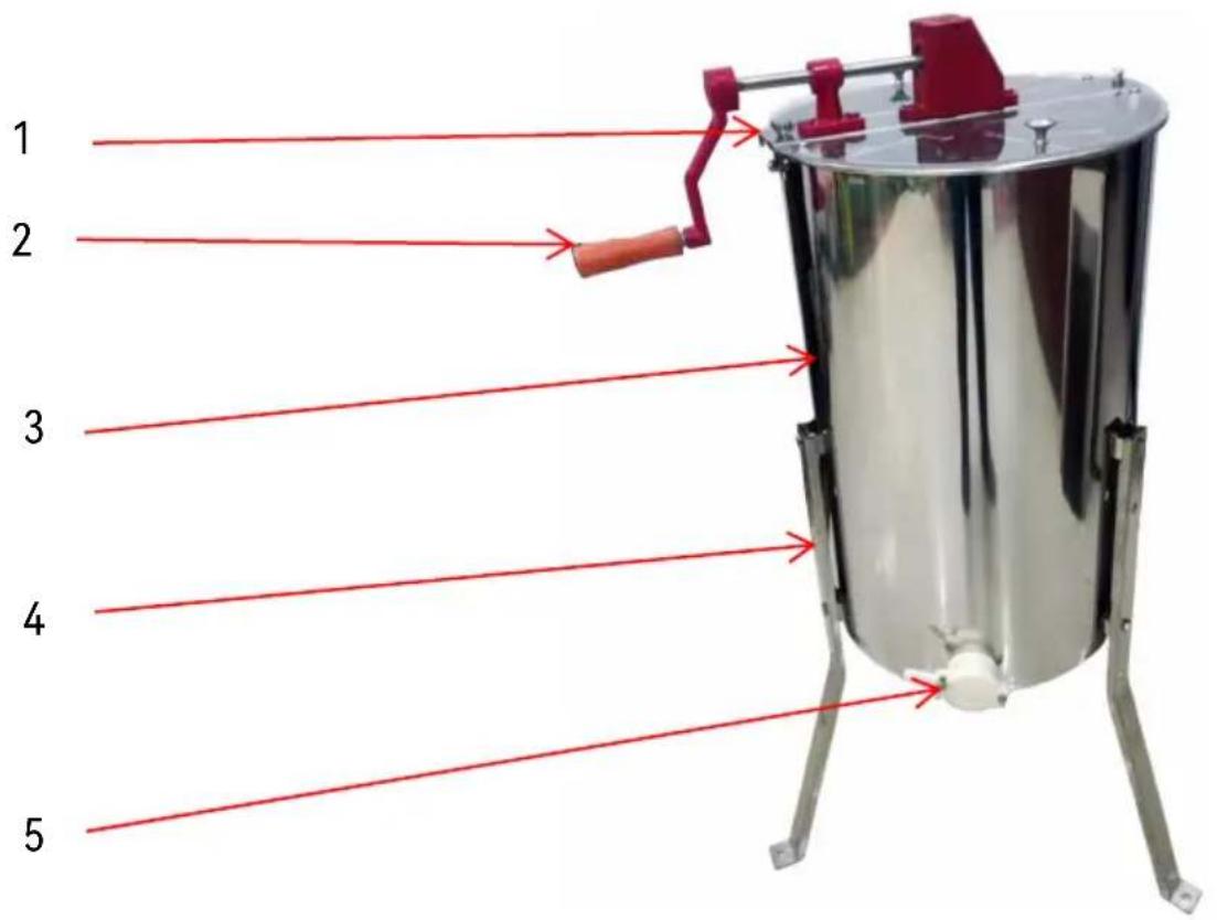 Vevor DD-4/8 - STRUCTURE DIAGAM - 1