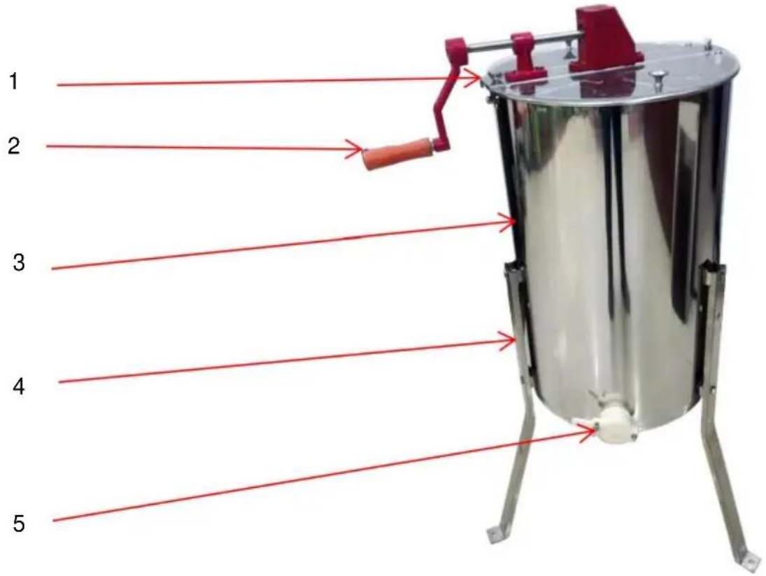Vevor DD-4/8 - STRUKTURDIAGRAMM - 1