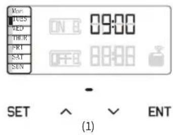 Vevor A311 - Current time setting - 1