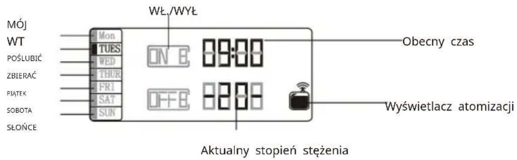 Vevor A311 - USTAWIENIE CZASU LCD - 1