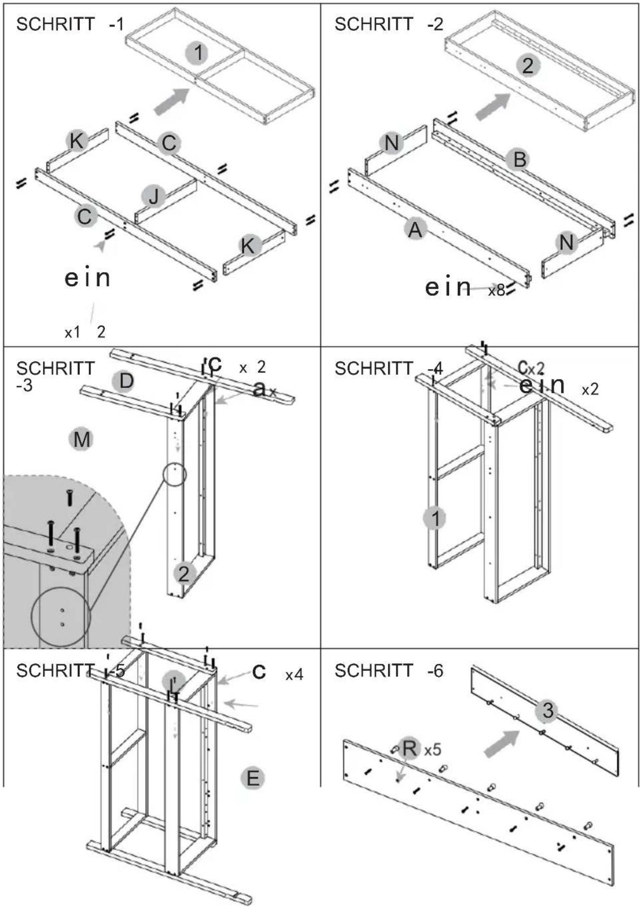 Vevor AC8285 - Installationsschritte - 1