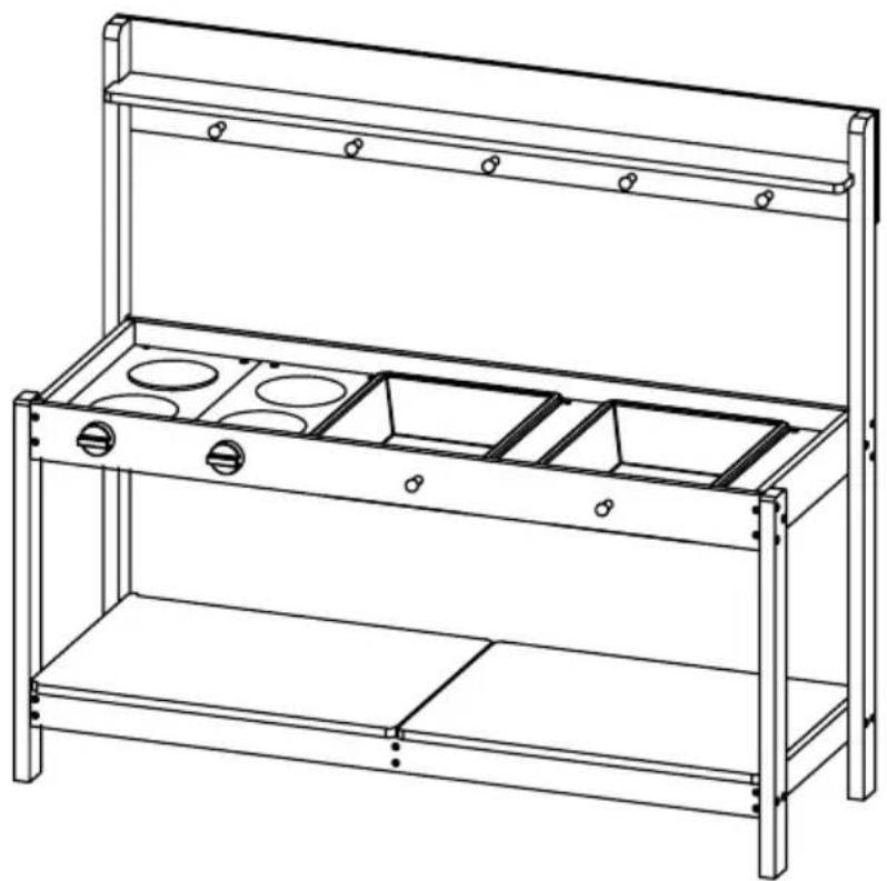 Vevor AC8285 - MUD KITCHEN USER MANUAL - 1