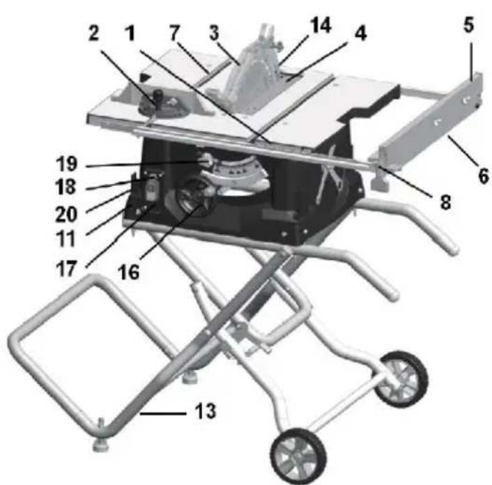 Vevor M1H-ZP5-254D-1 - TABLE - 2