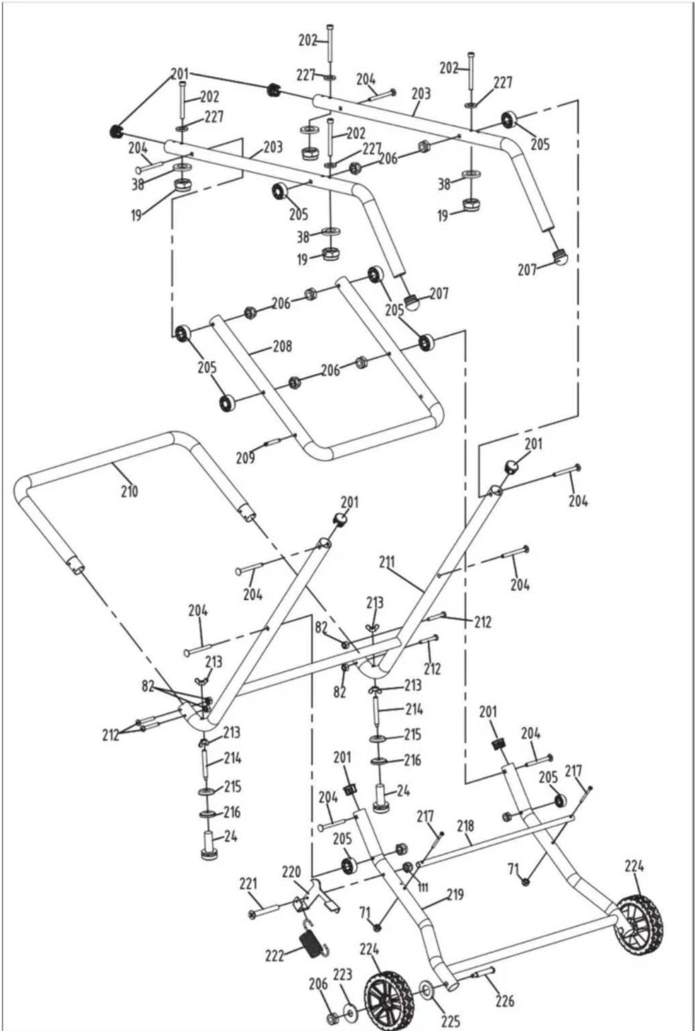 Vevor M1H-ZP5-254D-1 - SAMMANSTÄLLD GERINGSKÄRNING - 1