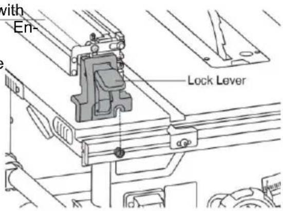 Vevor M1H-ZP12-254A-1 - ATTACHING RIP FENCE FOR USE - 1