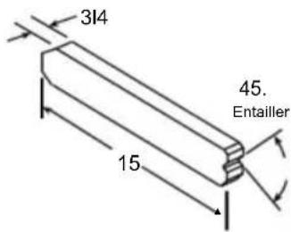 314 15 45. Entailler