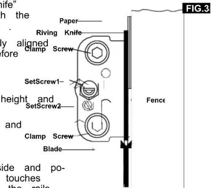 Vevor M1H-ZP12-254A-1 - ADJUSTING RIVING KNIFE - 1